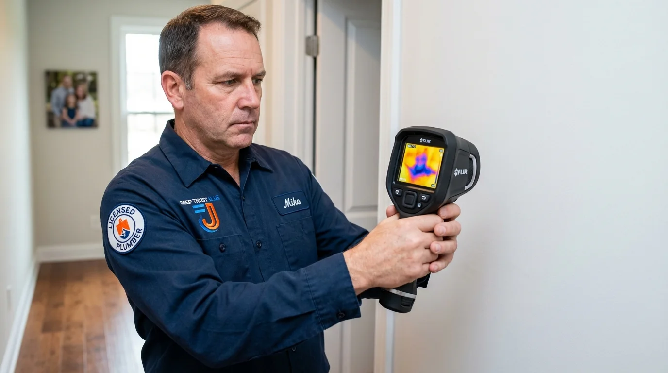 Thermal imaging leak detection by Johns Plumbing LLC in Ruidoso Downs